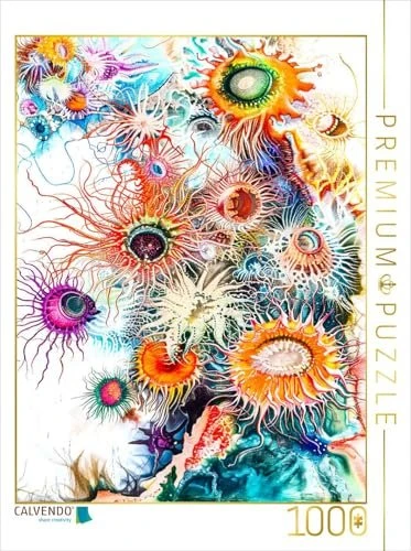 Calvendo Kunst mit Tentakeln der Seedahlien im Korallenriff