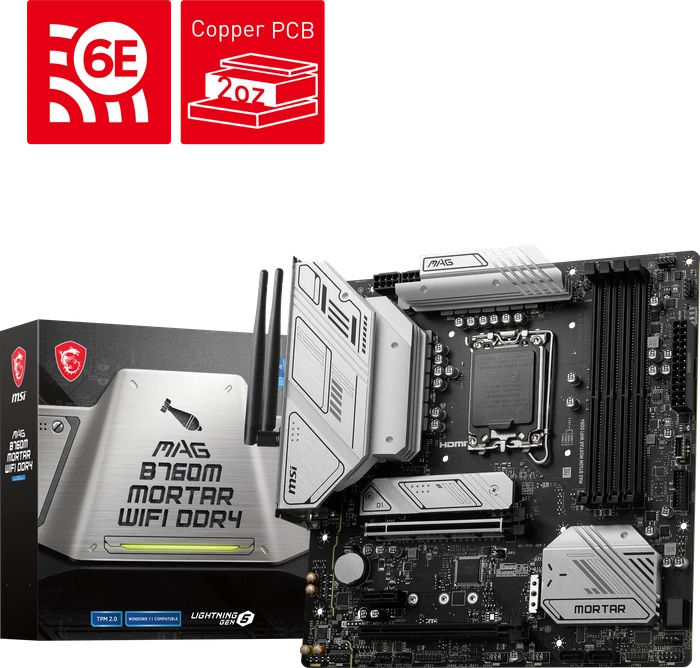 MSI MAG B760M Mortar WIFI DDR4 (Intel 1700)
