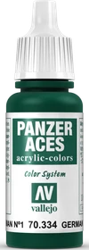 Vallejo Panzer Aces 034 german tankcrew fieldgrey, 17ml