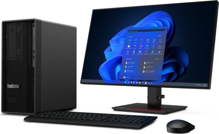 Lenovo ThinkStation P2 Tower, Core i7-14700K, 32GB RAM, 1TB SSD, GeForce RTX 4060, DE