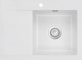 systemceram Mera 70 F Einbau Becken rechts satin