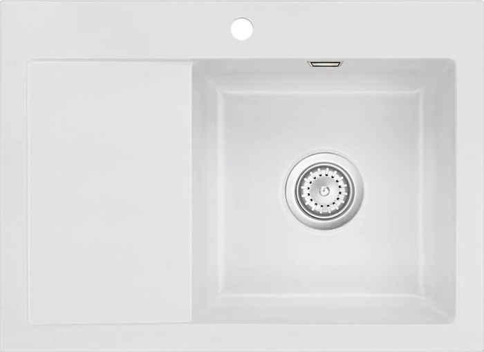 systemceram Mera 70 F Einbau Becken rechts satin