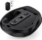Genius Ergo 9000S Wireless Bluetooth Mini Ergo Silent Mouse Champagne Titanium, USB/Bluetooth Vorschaubild