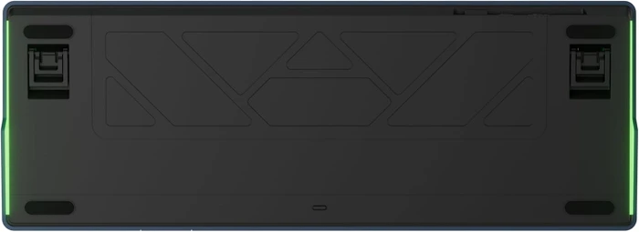 Ducky OK-M-98, Black and Blue, KKT Red Wine Linear, USB/Bluetooth, DE