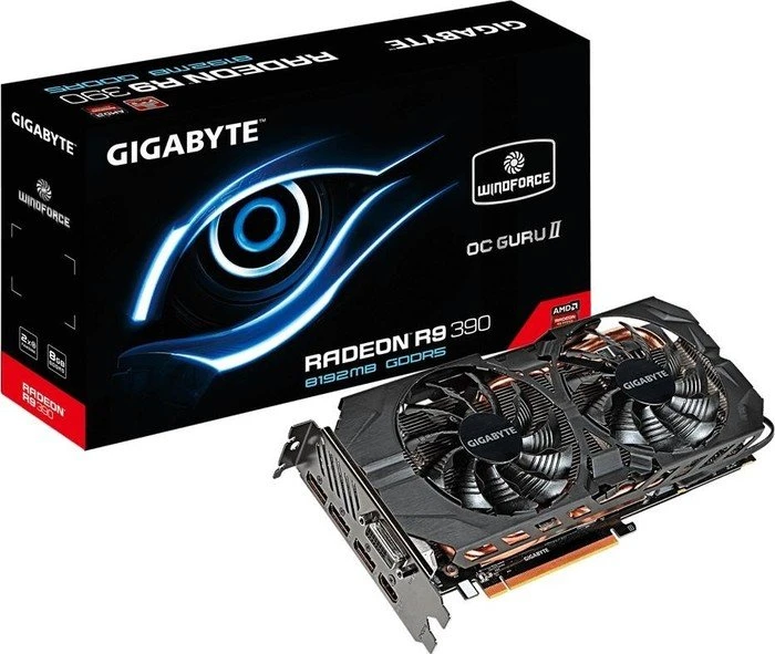 GIGABYTE Radeon R9 390 Windforce 2X, 8GB GDDR5, DVI, HDMI, 3x DP
