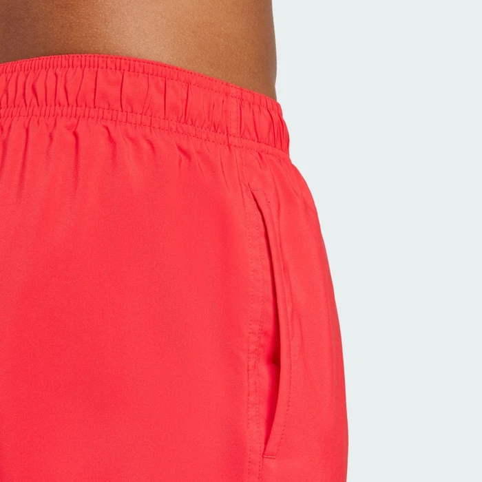 adidas Solid CLX Short-Length Badeshorts pure ruby/black (Herren)