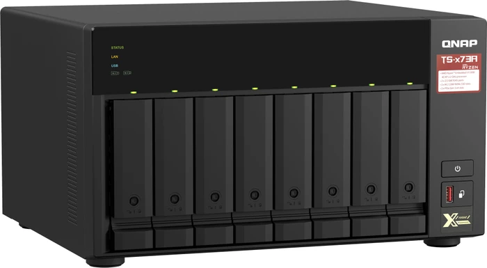 QNAP QuTS hero Turbo Station TS-873A-8G, 8GB RAM, 2x RJ-45 2.5GBase-T, 3x USB-A 3.1