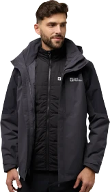 Jack Wolfskin Romberg 3in1 Funktionsjacke phantom (Herren)