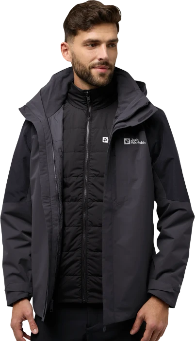Jack Wolfskin Romberg 3in1 Funktionsjacke phantom (Herren)