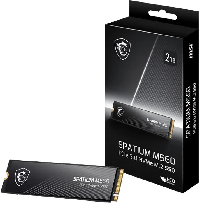 MSI Spatium M560 2TB, M.2 2280 / M-Key / PCIe 5.0 x4
