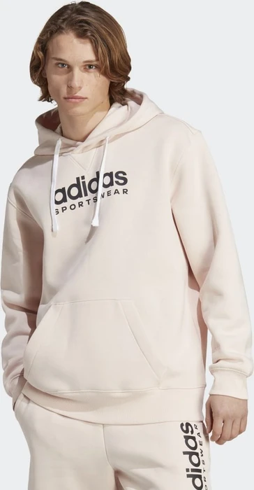 adidas ALL SZN Fleece Graphic Hoodie wonder quartz (Herren)