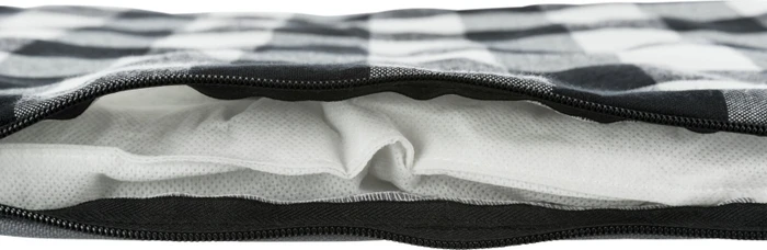 Trixie Kissen Scoopy, 44x31cm, schwarz/grau/weiß