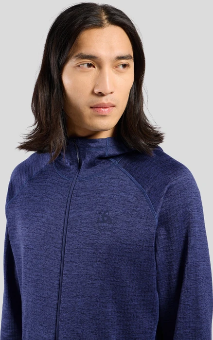 Odlo Tencia Hoody Jacke skipper blue melange (Herren)