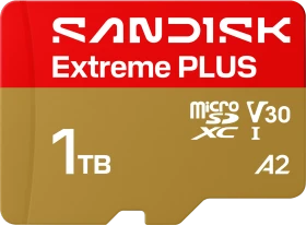SanDisk Extreme PLUS R250/W170 1TB Kit, UHS-I, A2, Class 10