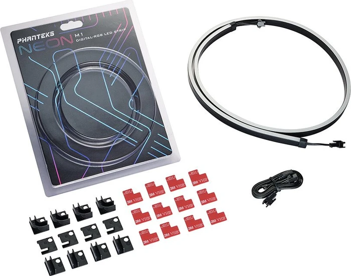 Phanteks Digital RGB Neon LED Kit, Black, ARGB beleuchtet, schwarz