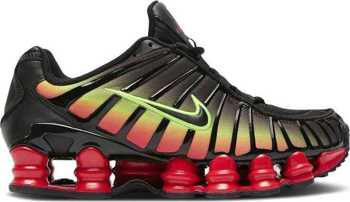 Nike Shox TL black/volt/fire red (Damen)