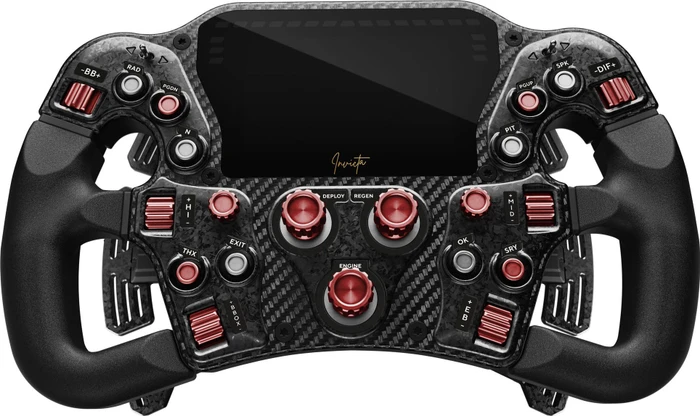 Asetek Invicta Direct Drive Wheelbase 27Nm inkl. Invicta Formula Lenkrad rot (PC)