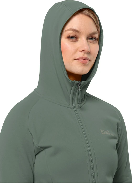 Jack Wolfskin Baiselberg Hoody FZ Jacke hedge green (Damen)