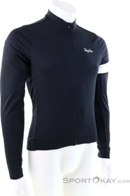 Rapha Core Thermal Trikot langarm schwarz/weiß (Herren)
