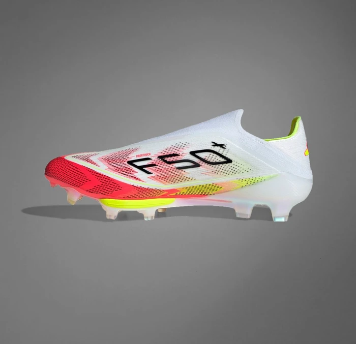adidas F50+ FG cloud white/core black/solar yellow