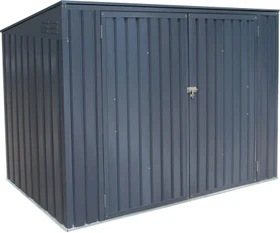 Westmann Komplex Mülltonnenbox 3x 240l dunkelgrau