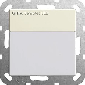 Gira Sensotec LED ohne Fernbedienung cremeweiß glänzend