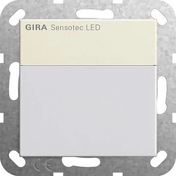 Gira Sensotec LED ohne Fernbedienung cremeweiß glänzend