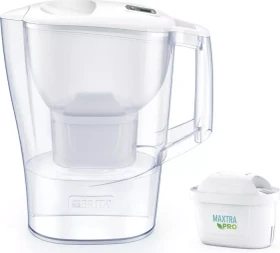 Brita Aluna Tischwasserfilter inkl. Kartusche weiß