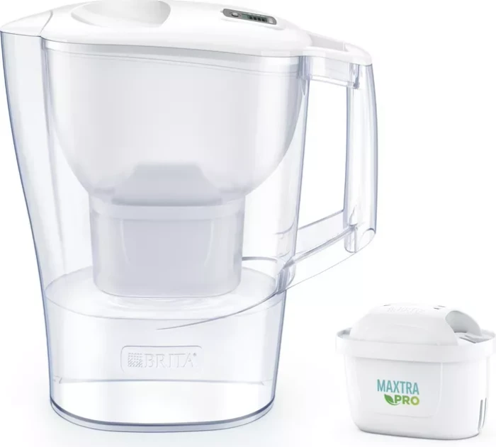Brita Aluna Tischwasserfilter inkl. Kartusche weiß