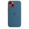 Apple Silikon Case mit MagSafe für iPhone 13 eisblau Vorschaubild
