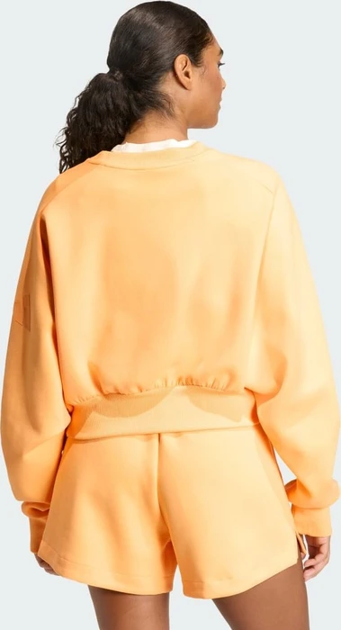 adidas Weiches Lux Loose Sweatshirt semi ice tangerine (Damen)
