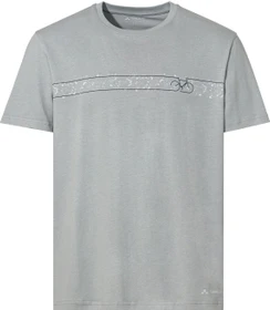 Vaude Cyclist V Funktionsshirt kurzarm pigeon grey/blue (Herren)