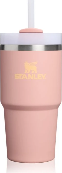Stanley Quencher H2.0 Flowstate Tumbler Isolierflasche 590ml peach rose