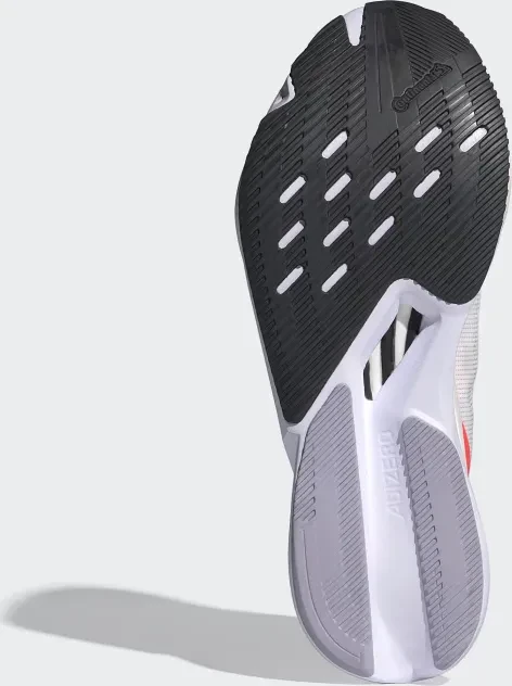 adidas Adizero Boston 12 cloud white/aurora met/solar red (Herren)