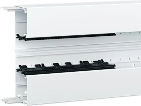 Hager Brüstungskanal-Unterteil BRN, 68x210x2000mm, Oberteil 80mm, Verkehrsweiß
