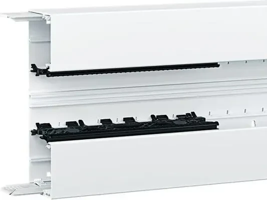 Hager Brüstungskanal-Unterteil BRN, 68x210x2000mm, Oberteil 80mm, Verkehrsweiß
