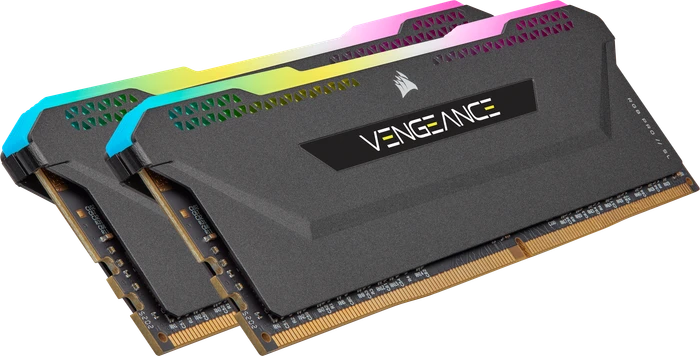 Corsair Vengeance RGB PRO SL schwarz UDIMM 32GB Kit, DDR4-3200, CL16-20-20-38