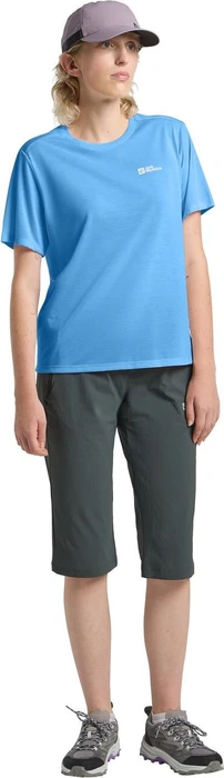 Jack Wolfskin Vonnan S|s Funktionsshirt kurzarm mid blue (Damen)