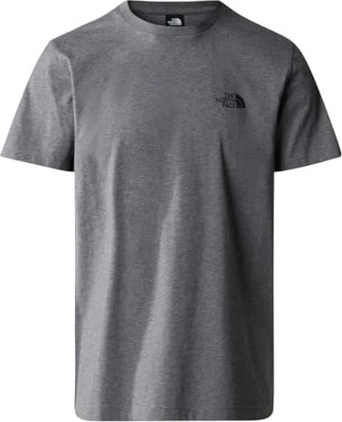The North Face Simple Dome T-Shirt kurzarm tnf medium grey heather (Herren)