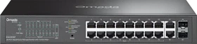 TP-Link Omada ES200 Rackmount Gigabit Managed Switch, 18x RJ-45, 2x SFP, 150W PoE+ (ES220GP)