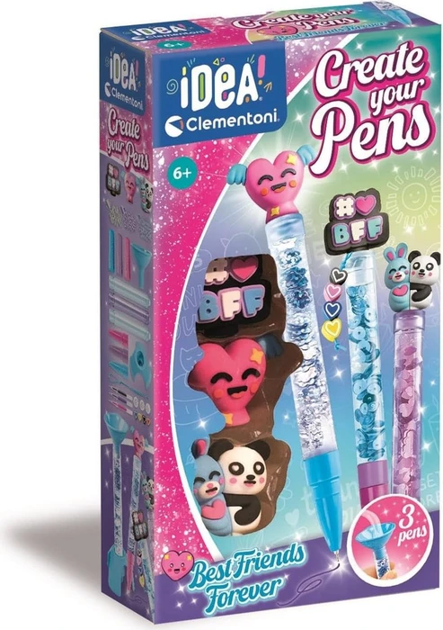 Clementoni Idea Deine Stift-Kreationen - BFF Beste Freunde für immer