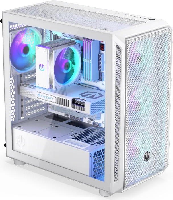 Endorfy Arx 700 ARGB White, Glasfenster