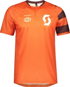 Scott Trail Vertic Zip Trikot kurzarm orange pumpkin (Herren)