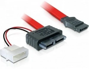 DeLOCK SATA All-in-One Kabel 0.3m, Slimline [Buchse]