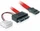 DeLOCK SATA All-in-One Kabel 0.3m, Slimline [Buchse] (84390)