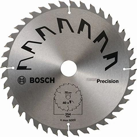 Bosch DIY Precision Kreissägeblatt 40Z, 254x3.2x30mm, 1 Stück