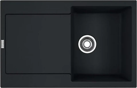Franke Maris MRG 611 Einbau Becken reversibel mit Ablauffernbedienung black matt