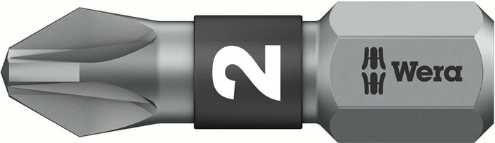 Wera 855/1 BTZ Pozidriv Bit 1/4", PZ2x25mm, 1 Stück