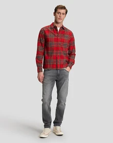 Lee Regular Leesure Hemd langarm red tartan (Herren)