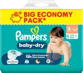 Pampers Baby-Dry Gr.3 Einwegwindel, 6-10kg, 84 Stück